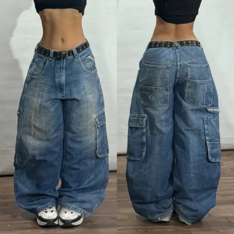 Washed Baggy Jeans
